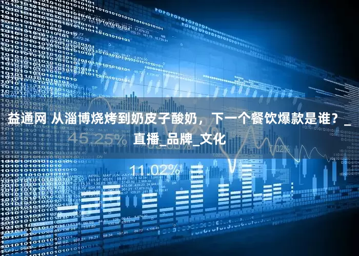 益通网 从淄博烧烤到奶皮子酸奶，下一个餐饮爆款是谁？_直播_品牌_文化